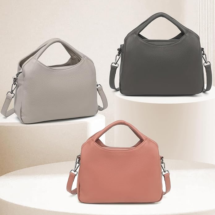 KOGTLA Genuine Leather Purses for Women, Crossbody Shoulder Bags - Image 8