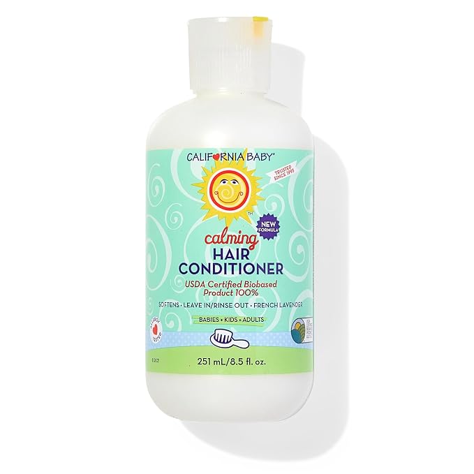 California Baby Calming Hair Conditioner | 100% Plant-Based Kids Conditioner | by CaliforniaBaby