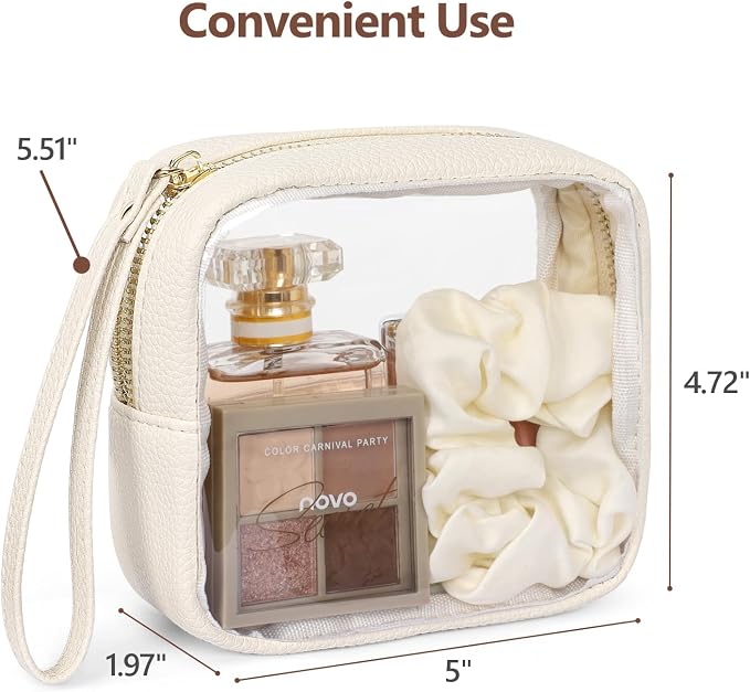 PACKISM Small Clear Makeup Bag - Image 5