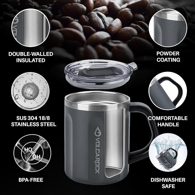 Stainless Steel Coffee Mug Cup - Image 3
