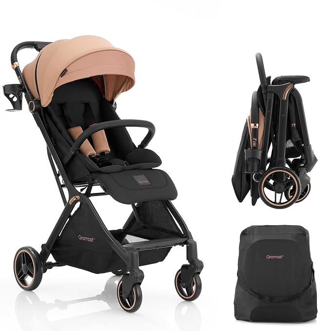 Gravity Folding Baby Stroller by Gromast
