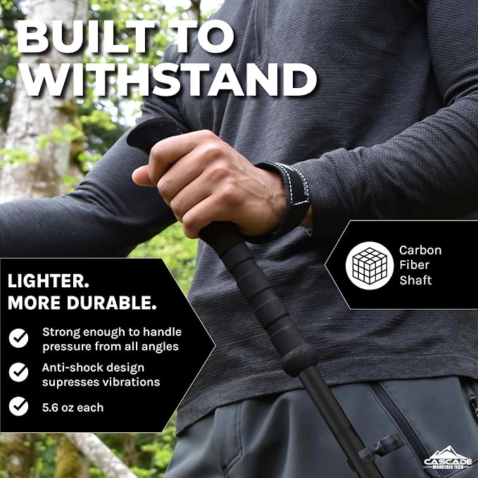 Cascade Mountain Tech Trekking Poles - Image 3