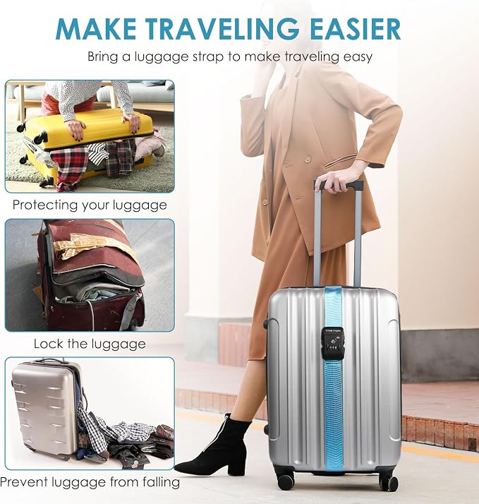 Travel Inspira Luggage Straps for Suitcases - Image 7