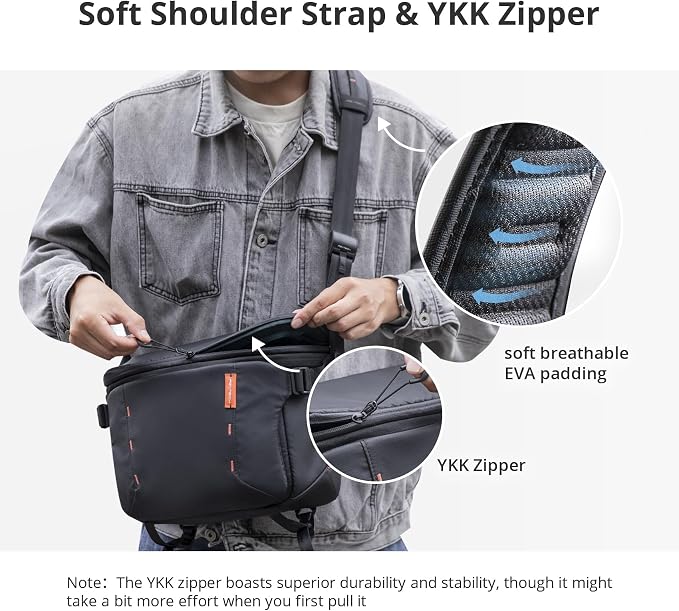 PGYTECH OneMo Sling Camera Bag 7L-9L, waterproof Crossbody Camera Shoulder Bag - Image 3