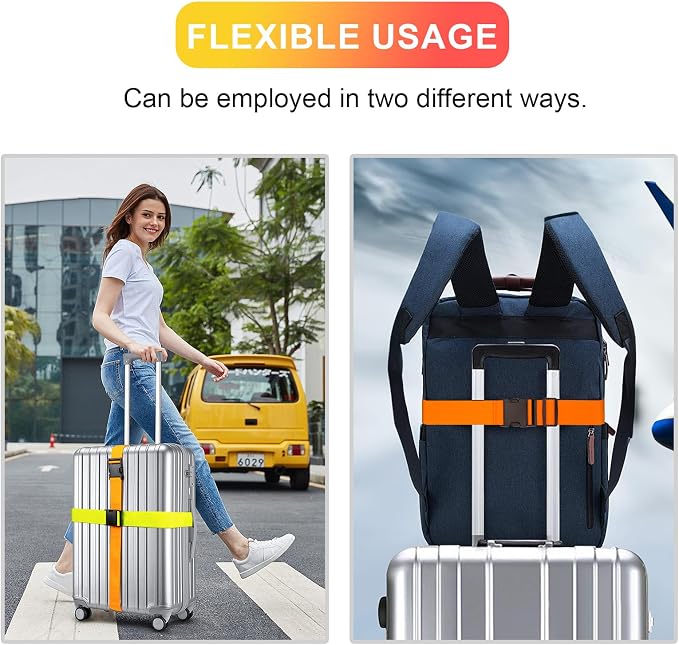 Luggage Straps for Suitcases TSA Approved, Travel Belt Suitcase Belt, Suitcase - Image 7