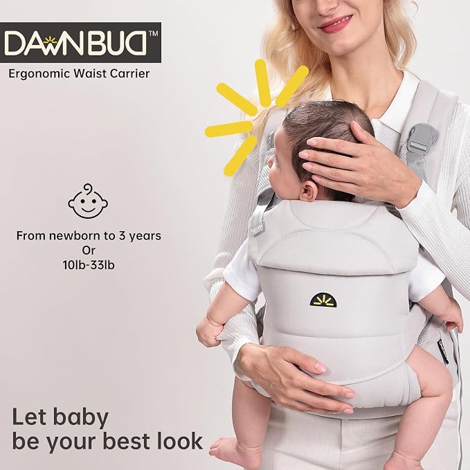 Baby Carrier for Newborns to Toddlers, Adjustable, Ultra-Soft and Weightless - Image 2