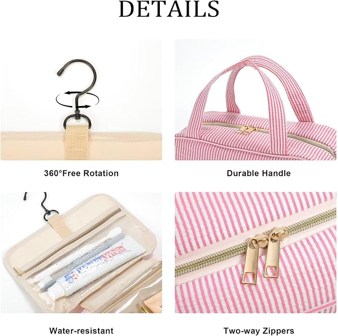 YOOLIFE Hanging Toiletry Bag Makeup Bag - Image 4