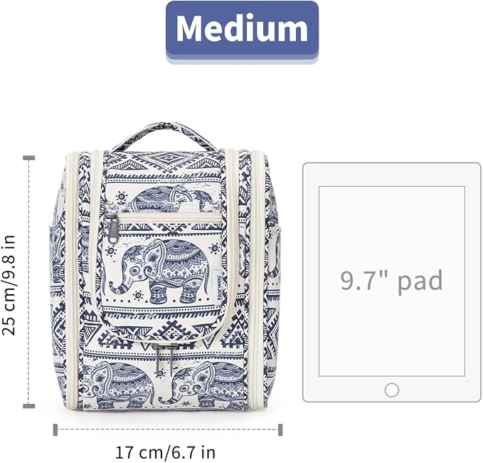 Narwey Small Hanging Toiletry Bag Women Travel Makeup Bag Organizer Toiletries - Image 7