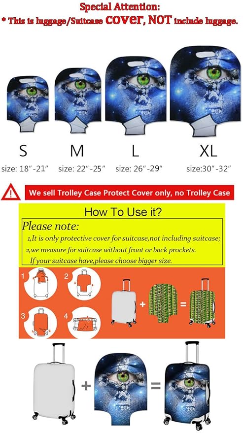 Milk Tea Capybara Luggage Cover Fit 26-29 Inch Universal Thickness Suitcase - Image 5