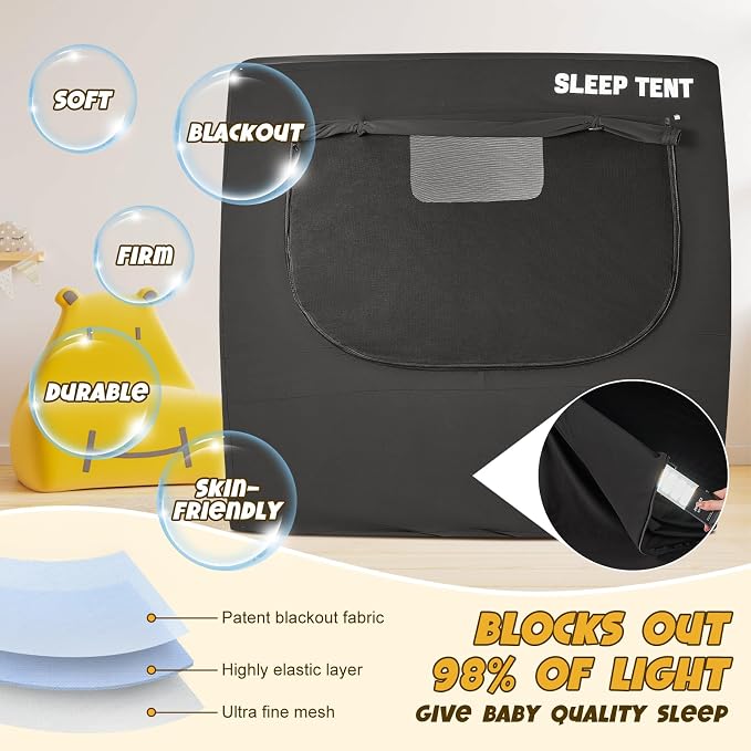 BORNA Pack N Play Blackout Cover - Image 3