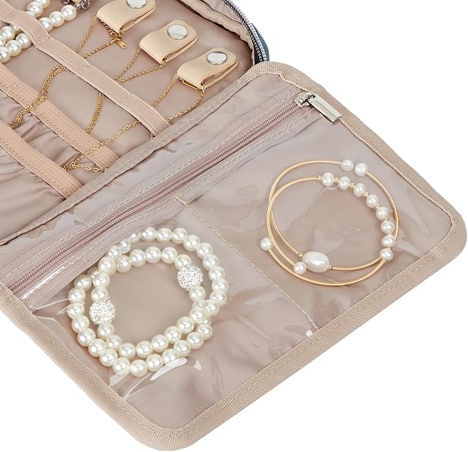 BELALIFE Travel Jewelry Organizer, Portable Jewelry Storage Case - Image 7