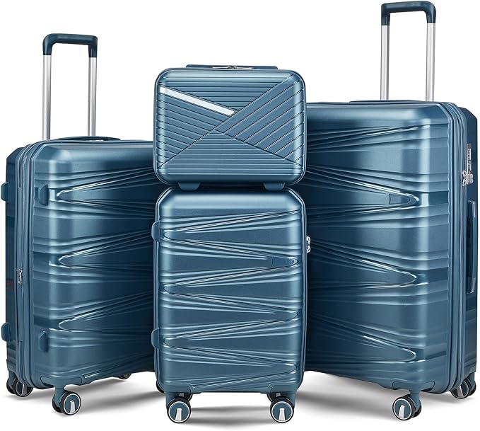 4-Piece Expandable Hardshell Luggage Set by Unknown