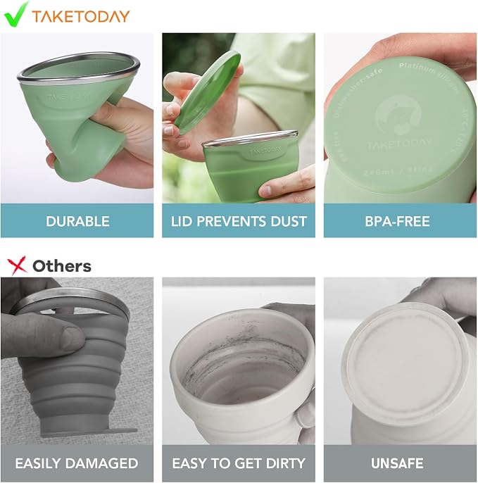 TakeToday Collapsible Travel Cup - Image 2