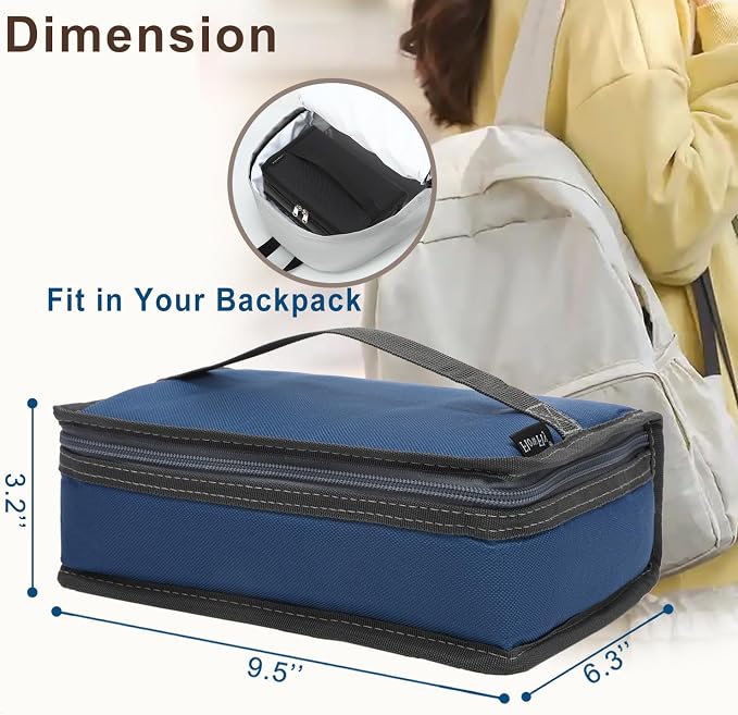 FlowFly Small Insulated Lunch box Portable Soft Bag Mini Cooler Thermal Meal - Image 4