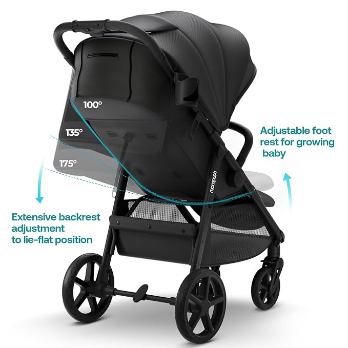 Mompush Nova Baby Stroller for Toddler, Infant & Newborn | Spacious Seat & - Image 3
