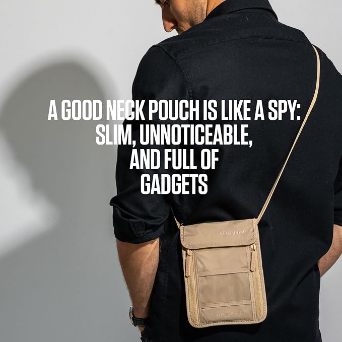 VENTURE 4TH Passport Holder Neck Wallet - Image 9