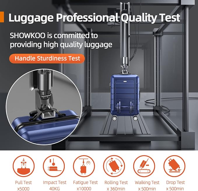 SHOWKOO Luggage Sets Expandable PC+ABS Durable Suitcase Double Wheels TSA Lock - Image 8