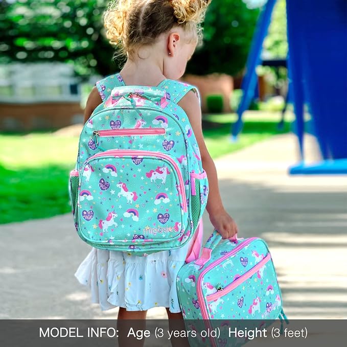 mibasies Girls Backpack 5-8: Lightweight Kids Backpacks - Image 5