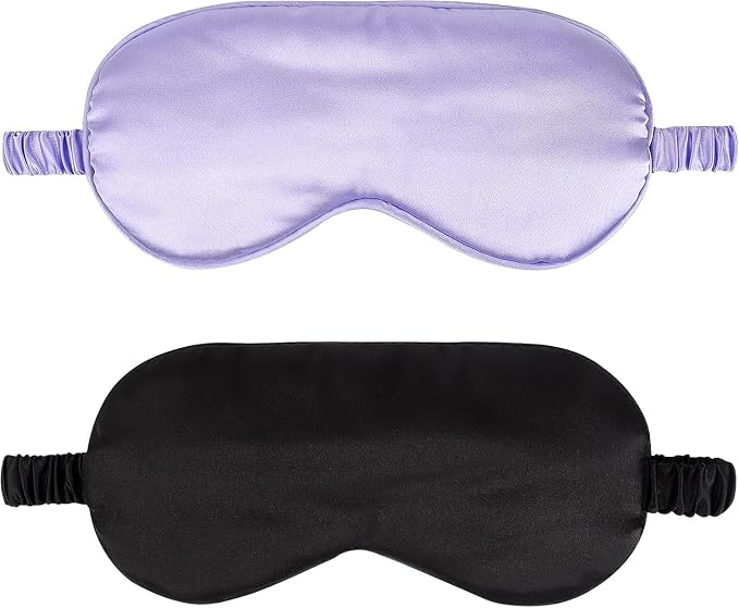 2Pack Silk Sleep Mask, IEKEODI Eye Mask by IEKEODI