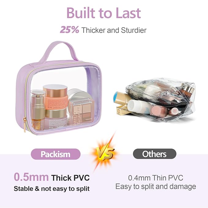 PACKISM Clear Makeup Bag - Image 5