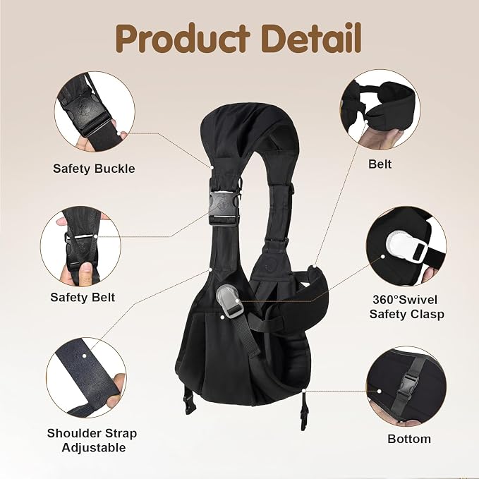 Baby Sling Carrier, Toddler Carrier, 2025 New Baby Sling - Image 4