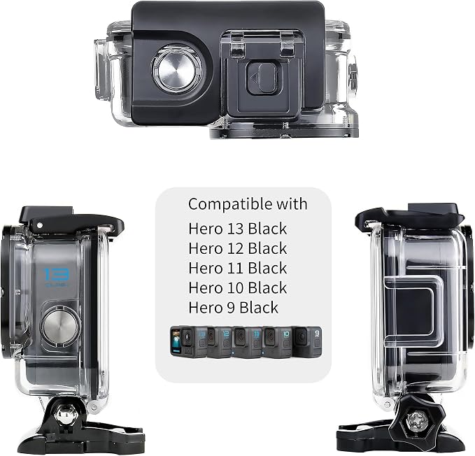SOONSUN Waterproof Case for GoPro Hero 13 12 11 10 9 Black, 196FT/60M - Image 6