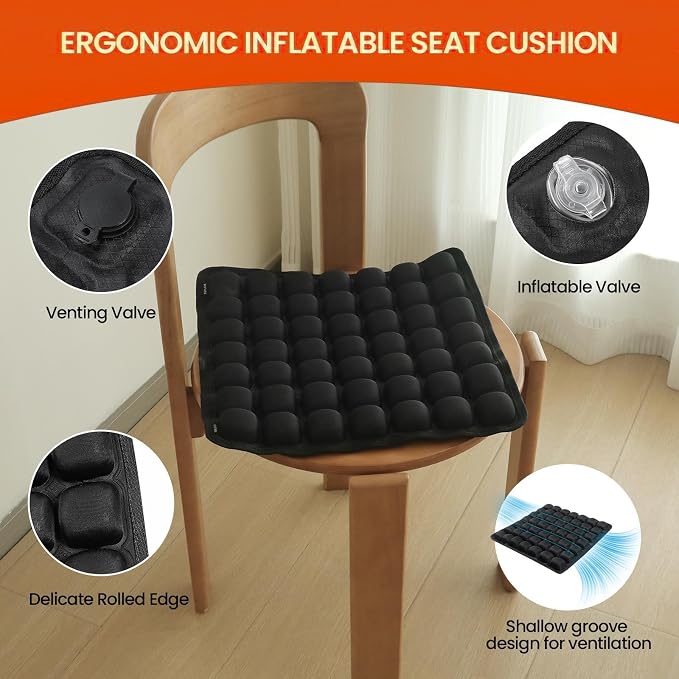 Sondur Inflatable Travel Cushion – Adjustable Bubble Technology - Image 3