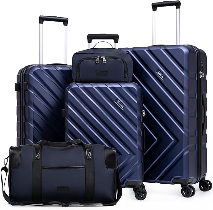 Luggage Sets 5 Piece, Suitcases by Eeeza