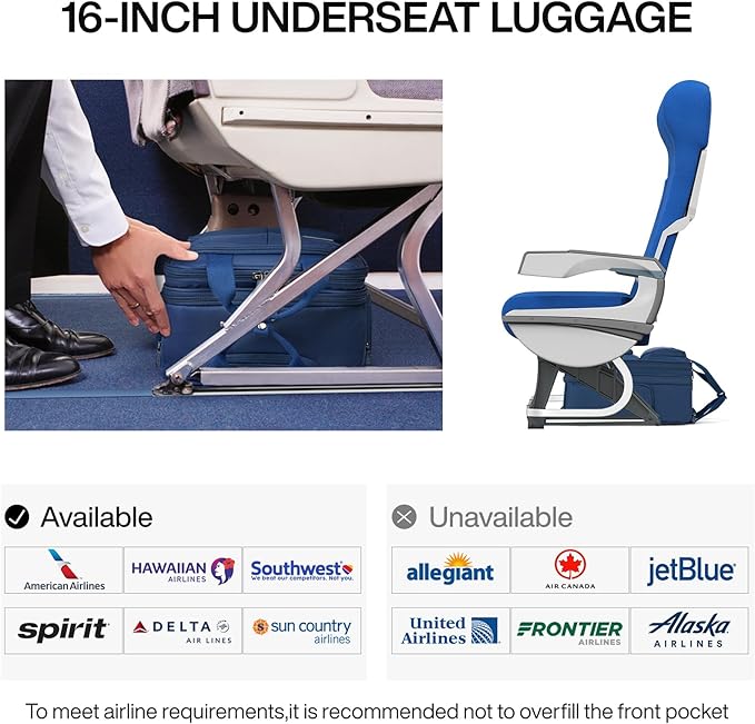 Hanke Softside Underseat Carry On Luggage - Image 2
