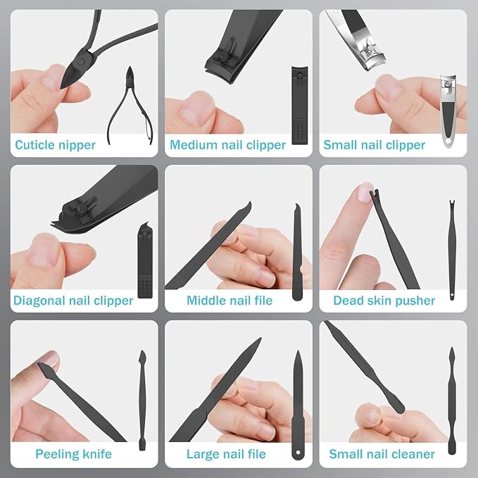 Professional Manicure Pedicure Set, Nail Clipper Kit, Nail Clippers Set - Image 5