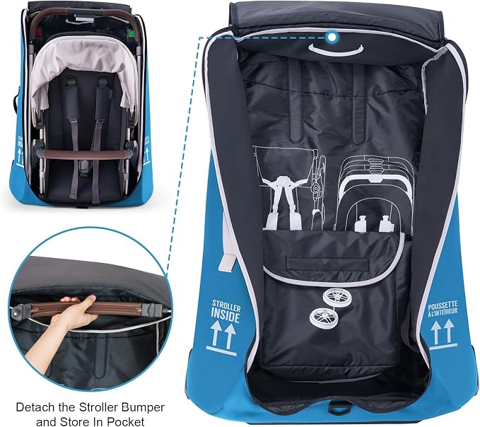 Stroller Bag for Airplane, Stroller Travel Bag Compatible - Image 5