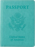 TIGARI Passport Holder for Travel Women Men, PU Leather Passport Wallet Cover by TIGARI