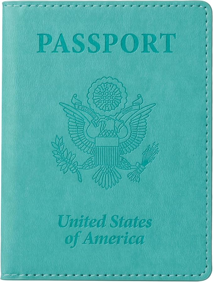 TIGARI Passport Holder for Travel Women Men, PU Leather Passport Wallet Cover by TIGARI