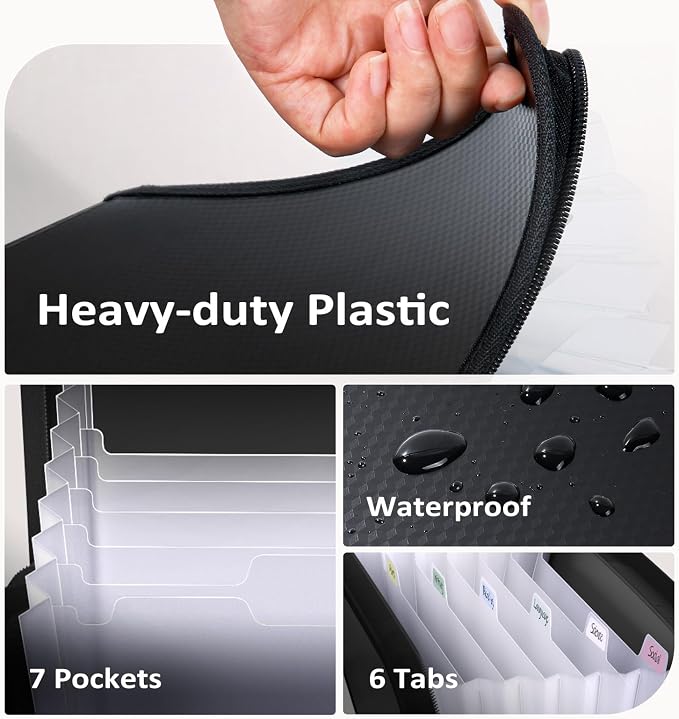 Sooez Accordion File Organizer - Image 4