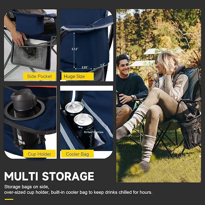 FAIR WIND Oversized Fully Padded Camping Chair - Image 7