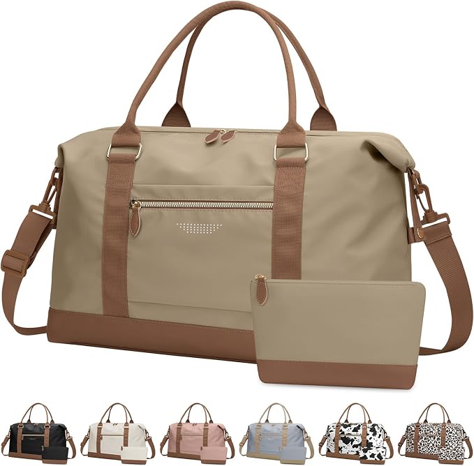 Travel Duffle Bag for Women, Weekender Bags, Hospital Bag for Labor Delivery by ELONGRIVER