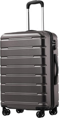 Coolife Luggage Suitcase Carry-on Spinner TSA Lock USB Port Expandable by COOLIFE