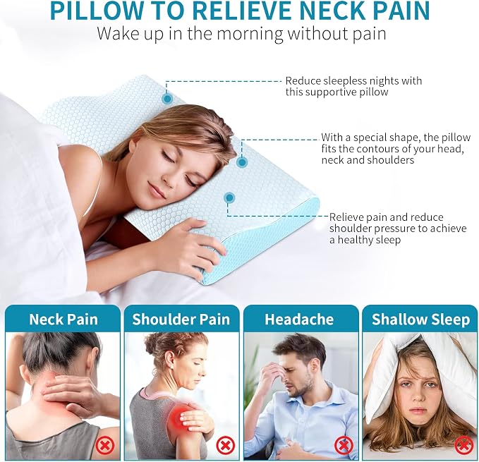 Memory Foam Pillows Neck Pillow Bed Pillow - Image 6