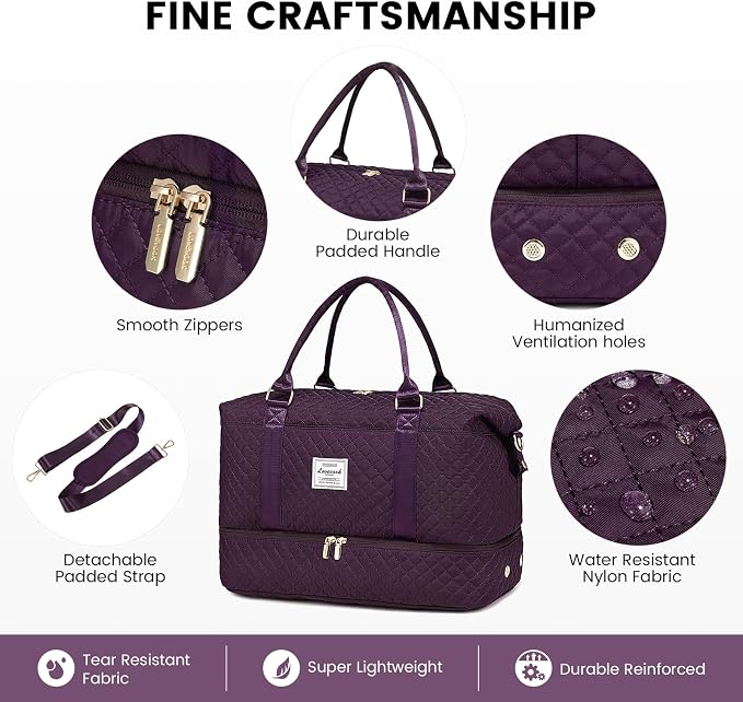 LOVEVOOK Travel Duffle Bag, Weekender Bags - Image 5