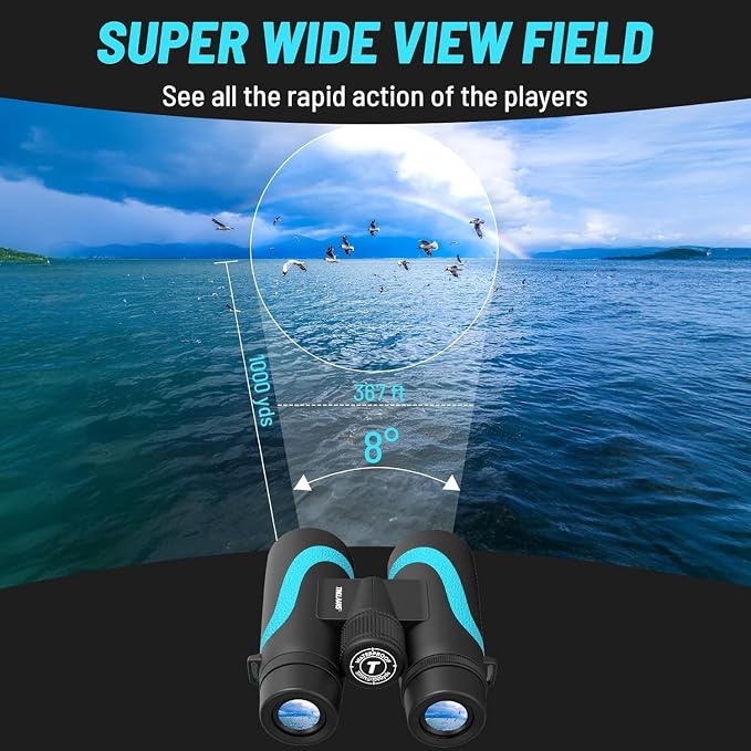 15x55 HD Binoculars for Adults – High Powered Large View, BAK4 Prism, - Image 5