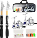 Fishing Pole Set Fishing Rod and Reel Combo, Prefect by Hikary