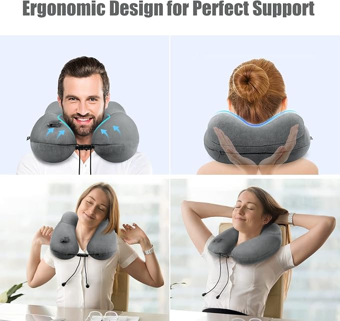urophylla Inflatable Travel Neck Pillow - Image 2