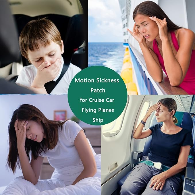 Motion Sickness Patches for Car and Boat Rides, Cruise and Airplane & Other - Image 4