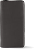 Leatherology RFID Black Onyx Travel Zip Organizer Wallet, Passport Holder by Leatherology