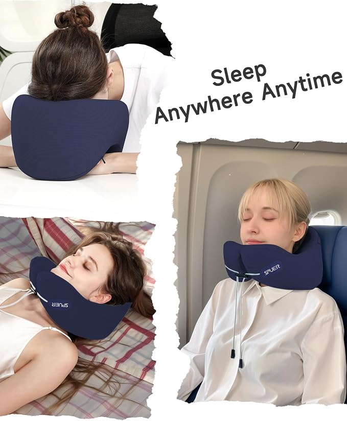 Travel Pillows for Airplanes, Neck Pillow Airplane, Airplane Travel Accessories - Image 7