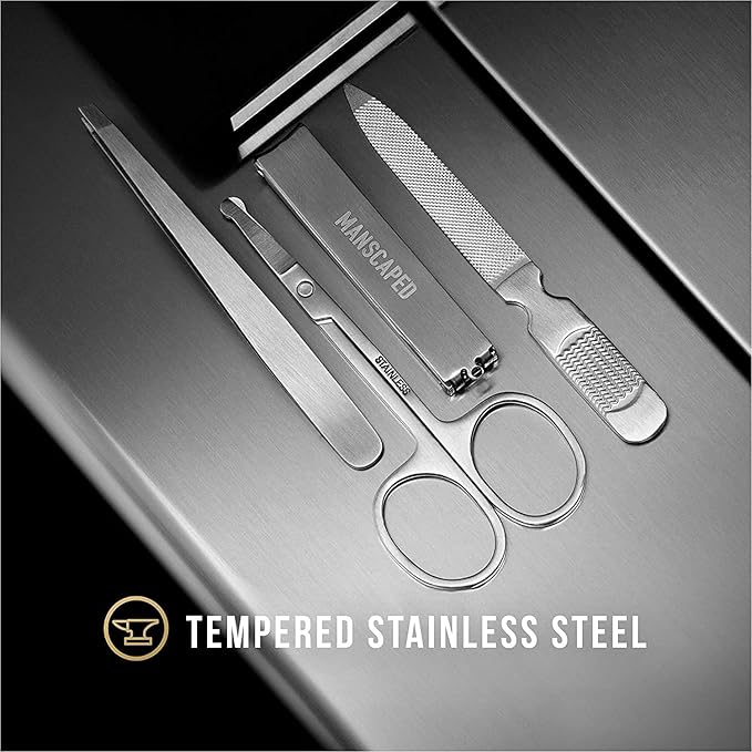 MANSCAPED® Shears 2.0 Tempered Stainless Steel Men's Nail Kit, Fingernail - Image 2