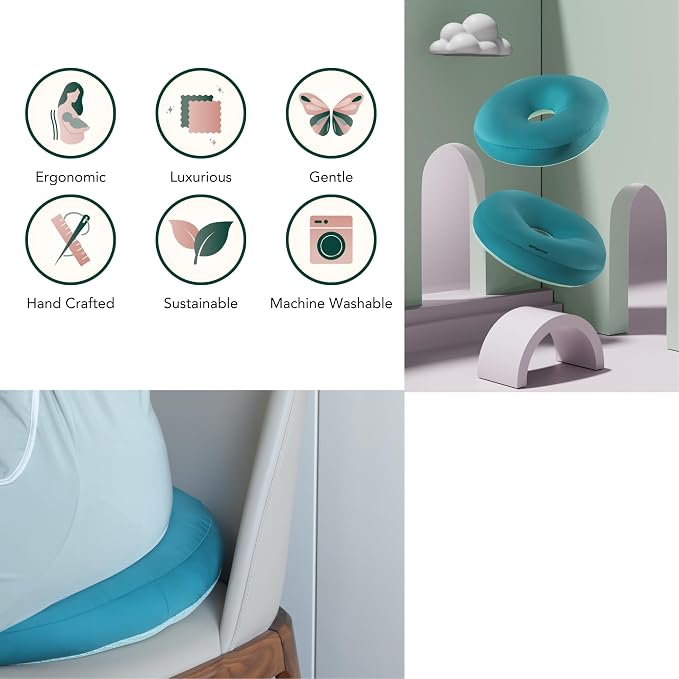 Premium Egyptian Cotton Pressure Relief Donut Chair Seat Cushion - Image 5