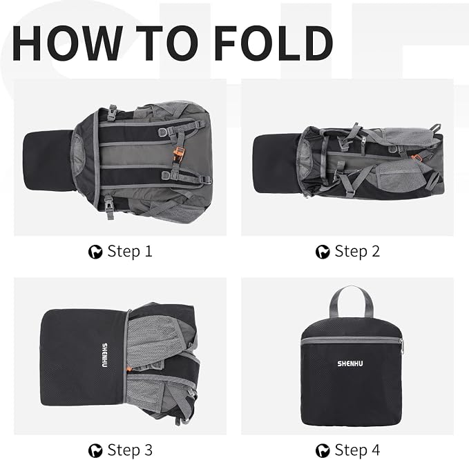 40L Hiking Backpack Lightweight Daypack Waterproof Travel Camping Backpack - Image 5