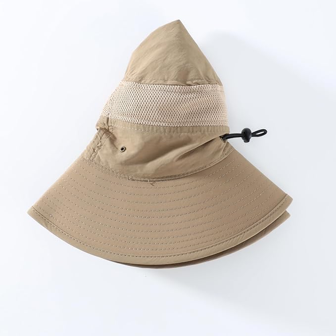 Home Prefer UPF 50+ Men's Sun Hat Wide Brim Bucket Hat UV Protection Hat - Image 9