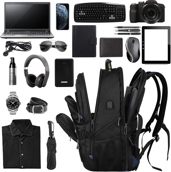 Mogplof 18.4 Laptop Backpack Men Women, 55L Extra Large Laptops Backpack - Image 2